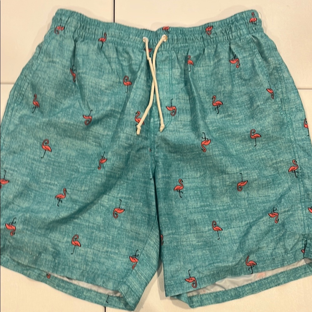 Old Navy Blue and Pink Swim Trunks Lightweight Design